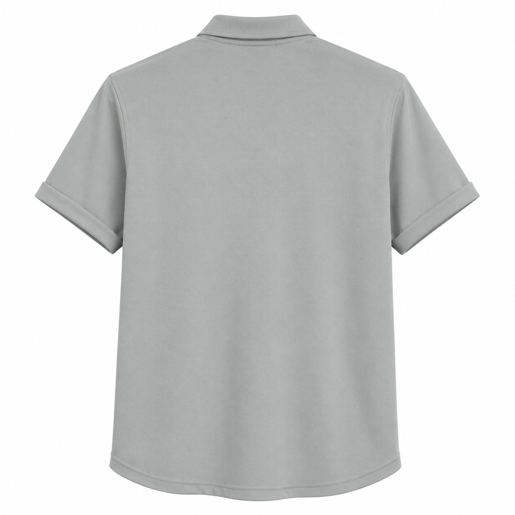 Sage Green Relaxed Fit Camp Collar Shirt
