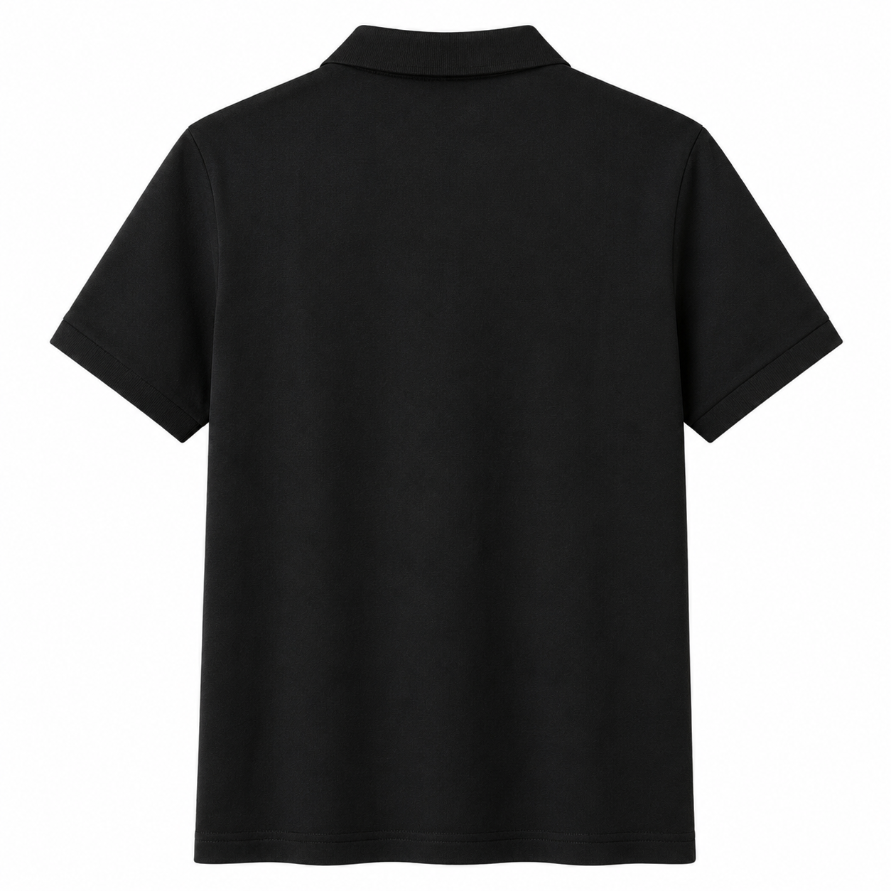 Black Classic Short Sleeve Polo