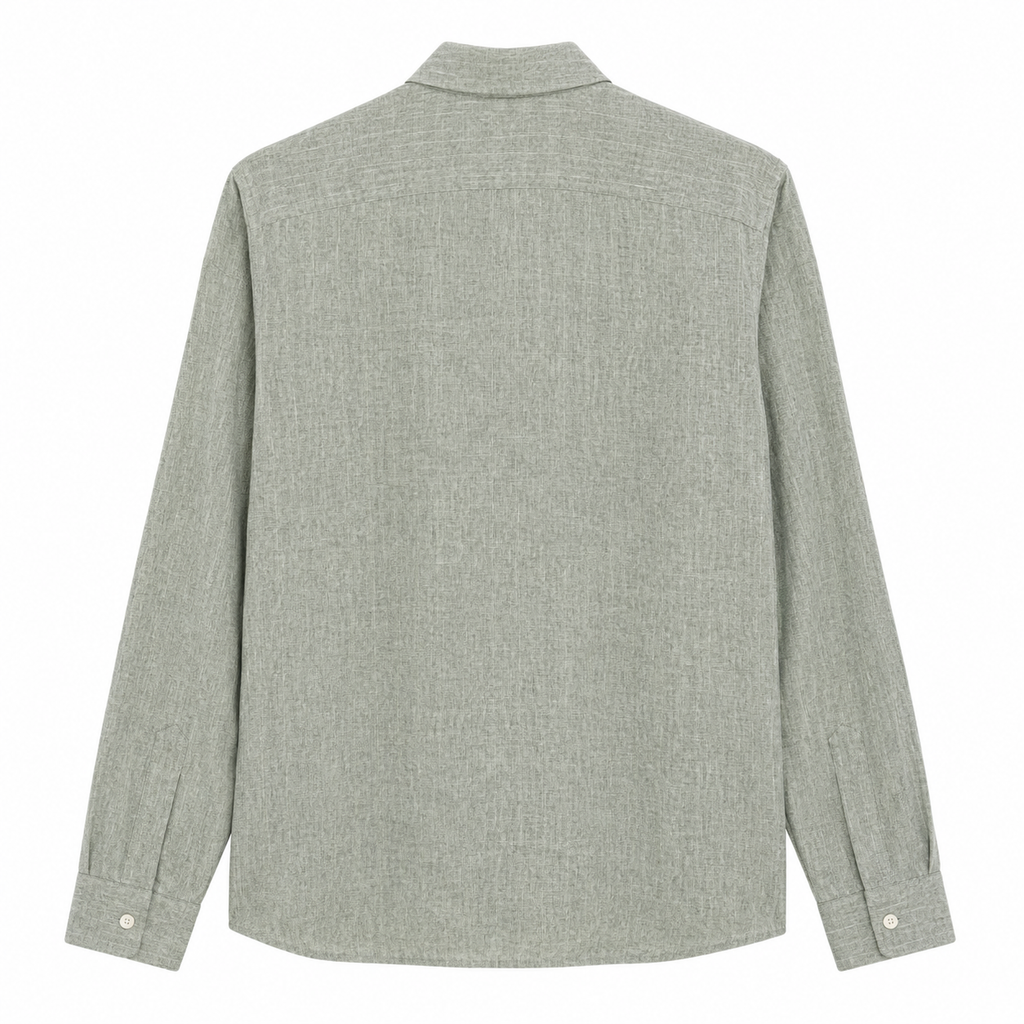 Sage Green Textured Shirt