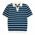 Coastal Stripe Knit Polo