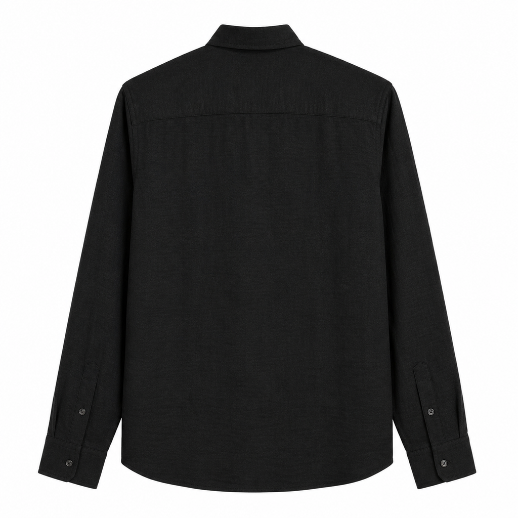 Black Textured Shirt