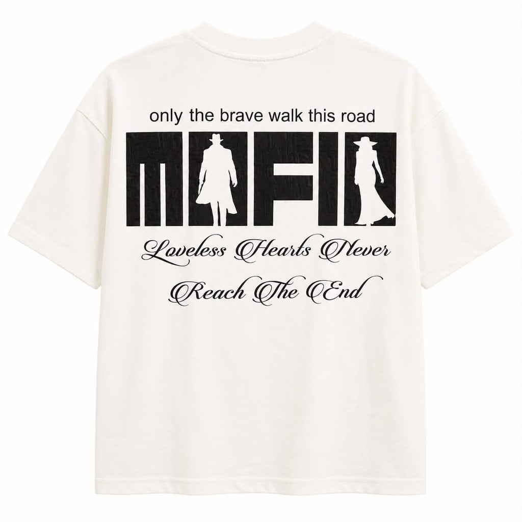 Mafia Oversized Tee - White