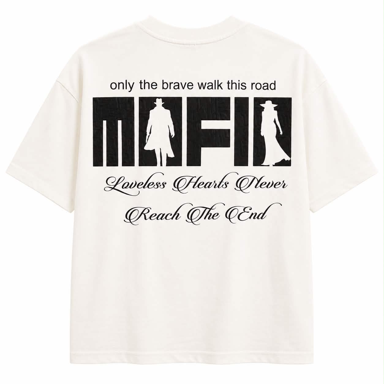 Mafia Oversized Tee - White