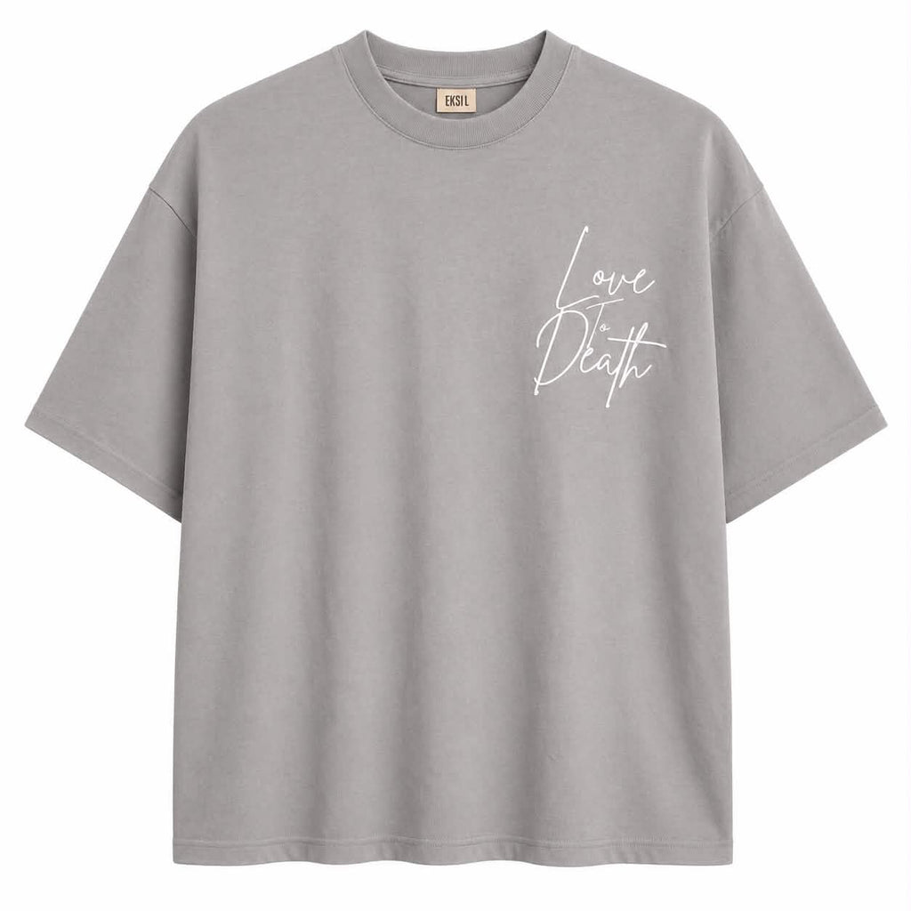 Love To Death Oversized Tee