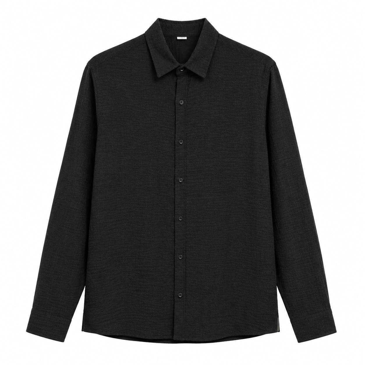 Black Textured Shirt