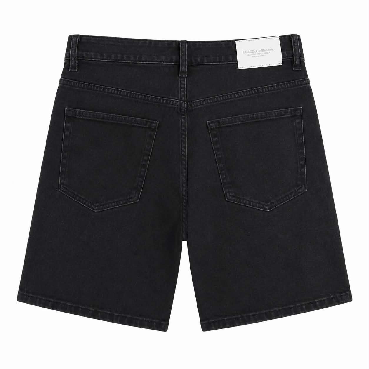 D&G Shadow Distressed Shorts