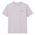 Lacoste Light Grey Ribbed Knit T-Shirt