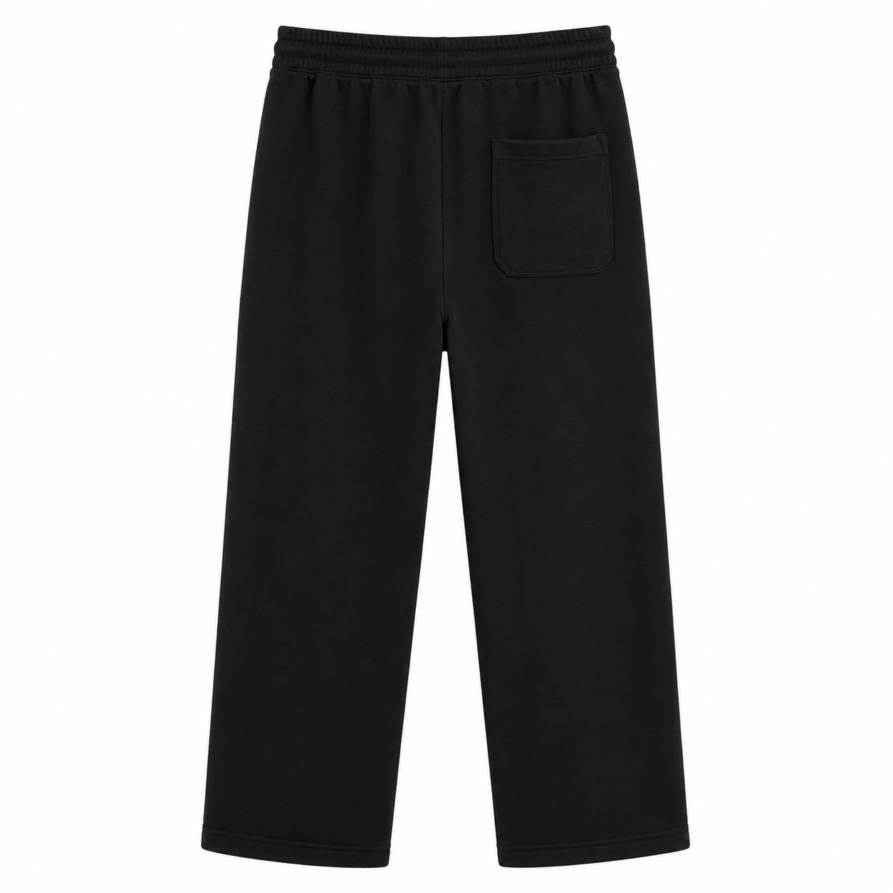 Black Wide-Leg Lounge Pants