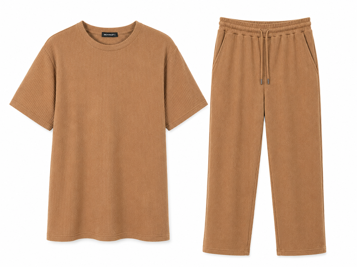 Sand Ribbed Co-Ord Set