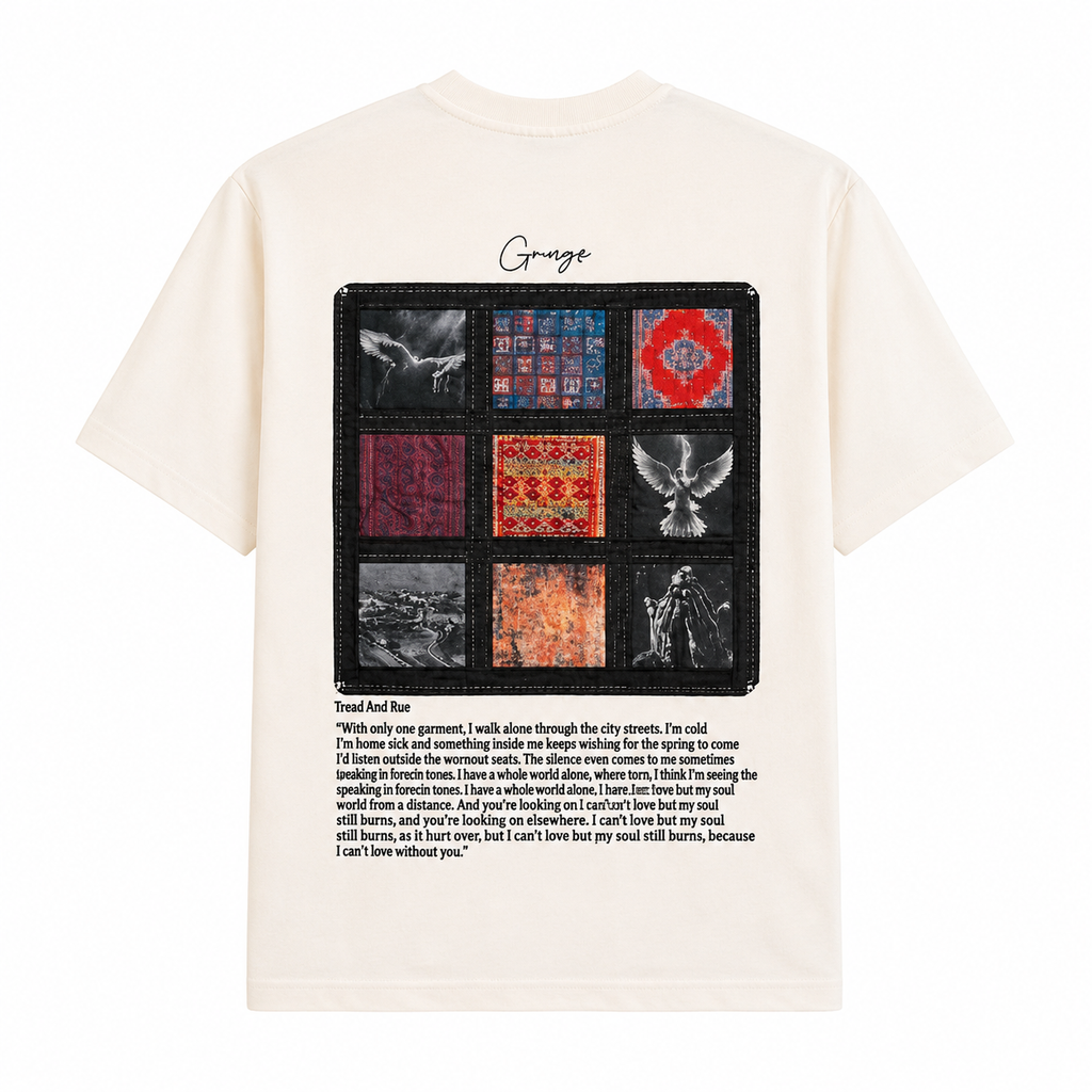Gangs Signature Oversized T-Shirt – Cream White