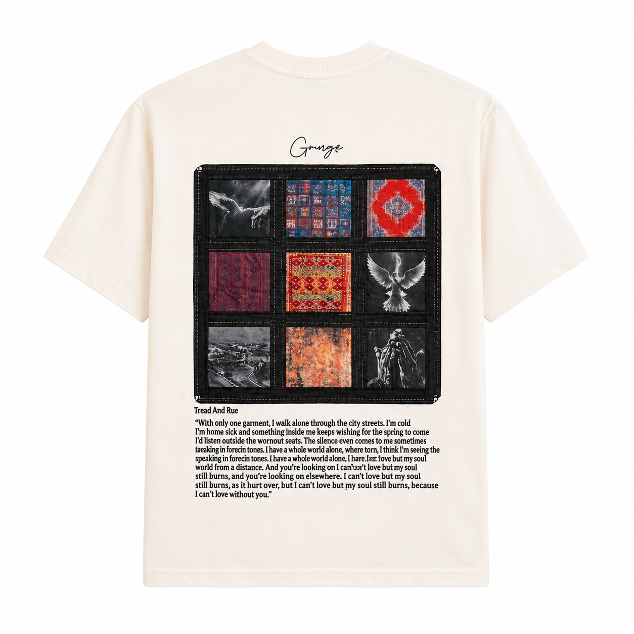 Gangs Signature Oversized T-Shirt – Cream White