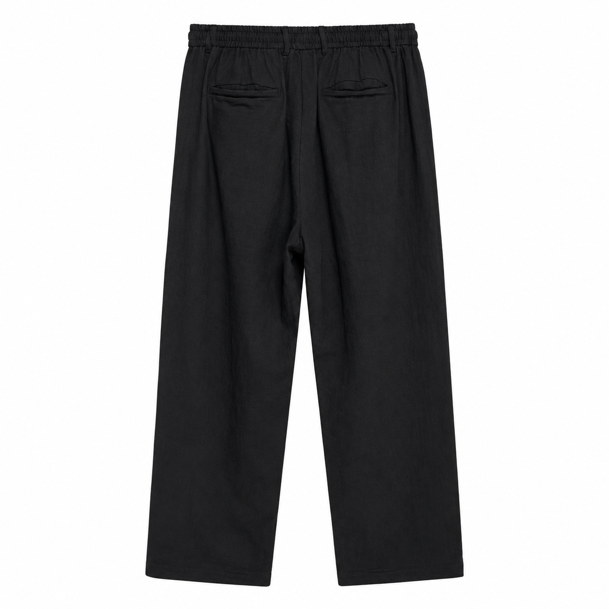 Linen pants -Black