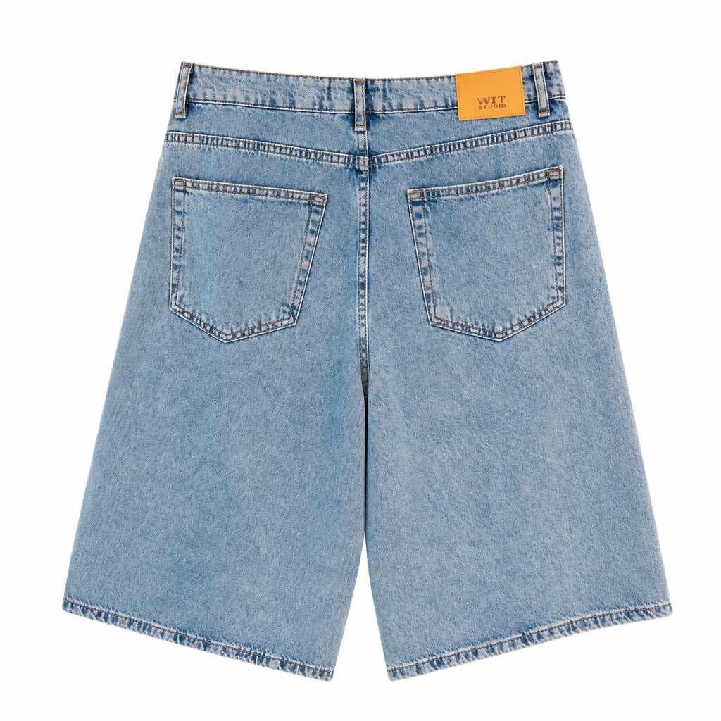 Vintage Light Wash Bermuda Shorts