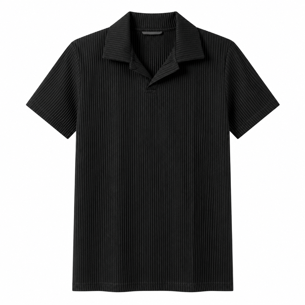 Apex Black Ribbed Set