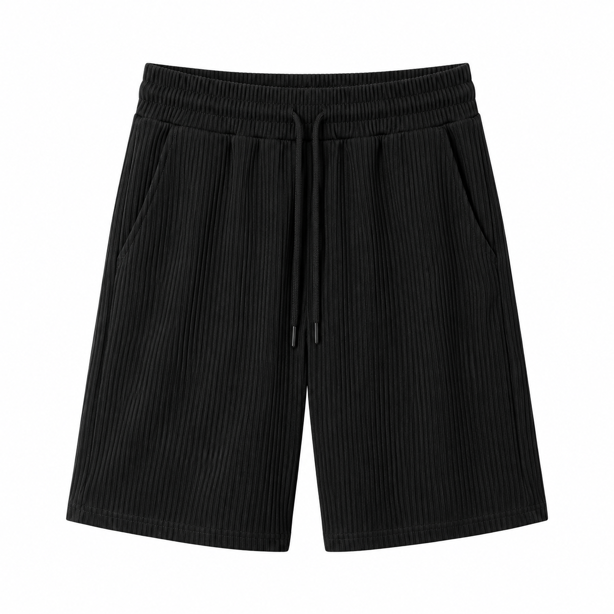 Apex Black Ribbed Set