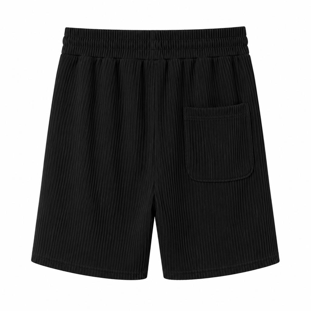 Apex Black Ribbed Set
