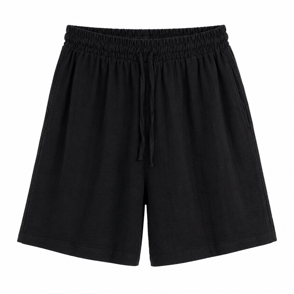 Linen Black Summer Set