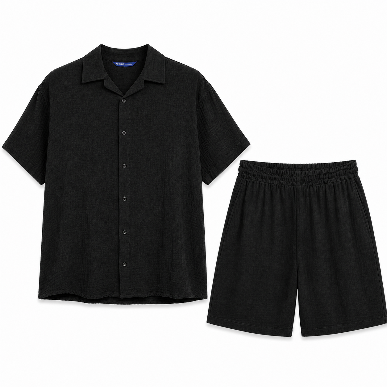 Linen Black Summer Set