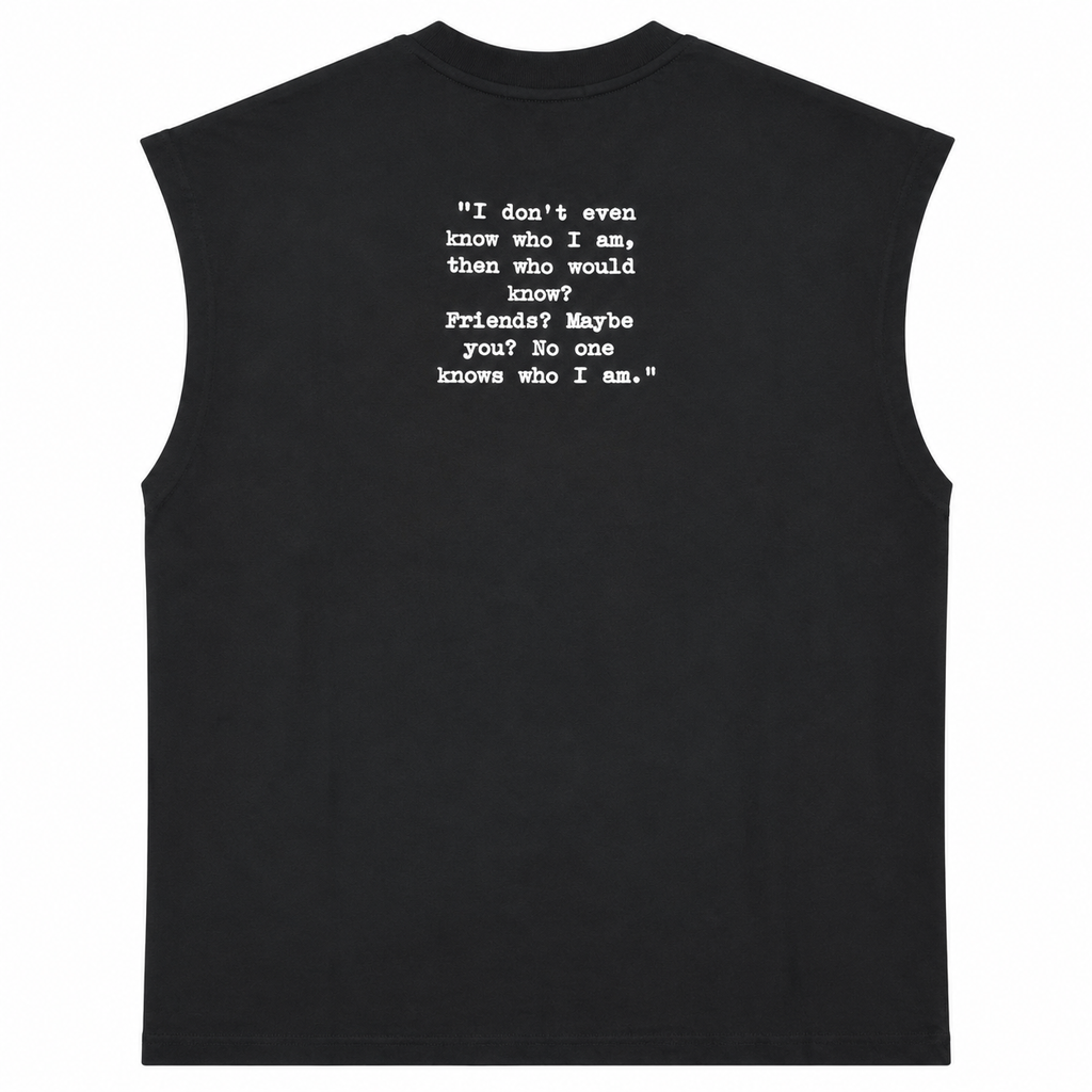 Back in the Days Sleeveless Muscle Tee – Black