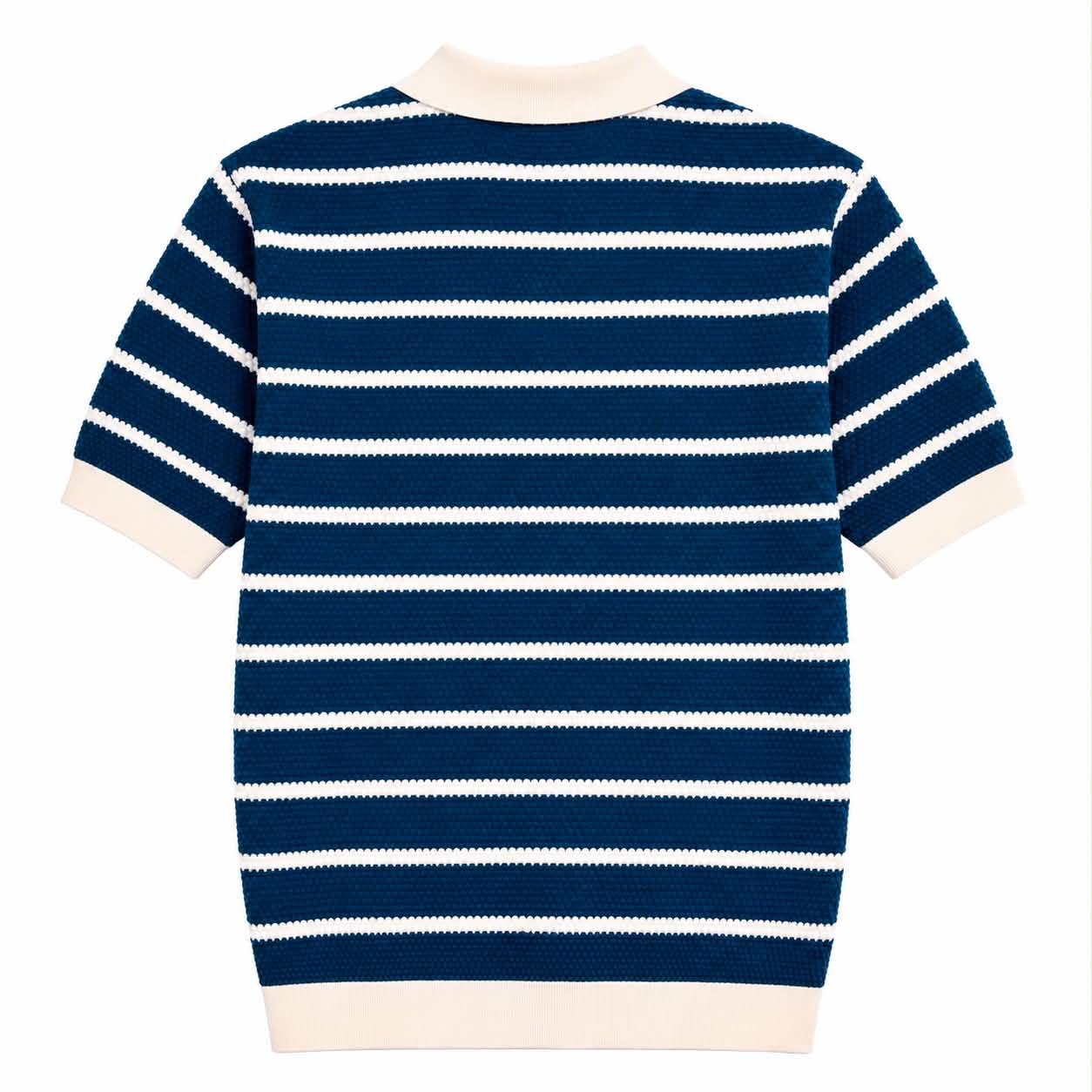 Coastal Stripe Knit Polo