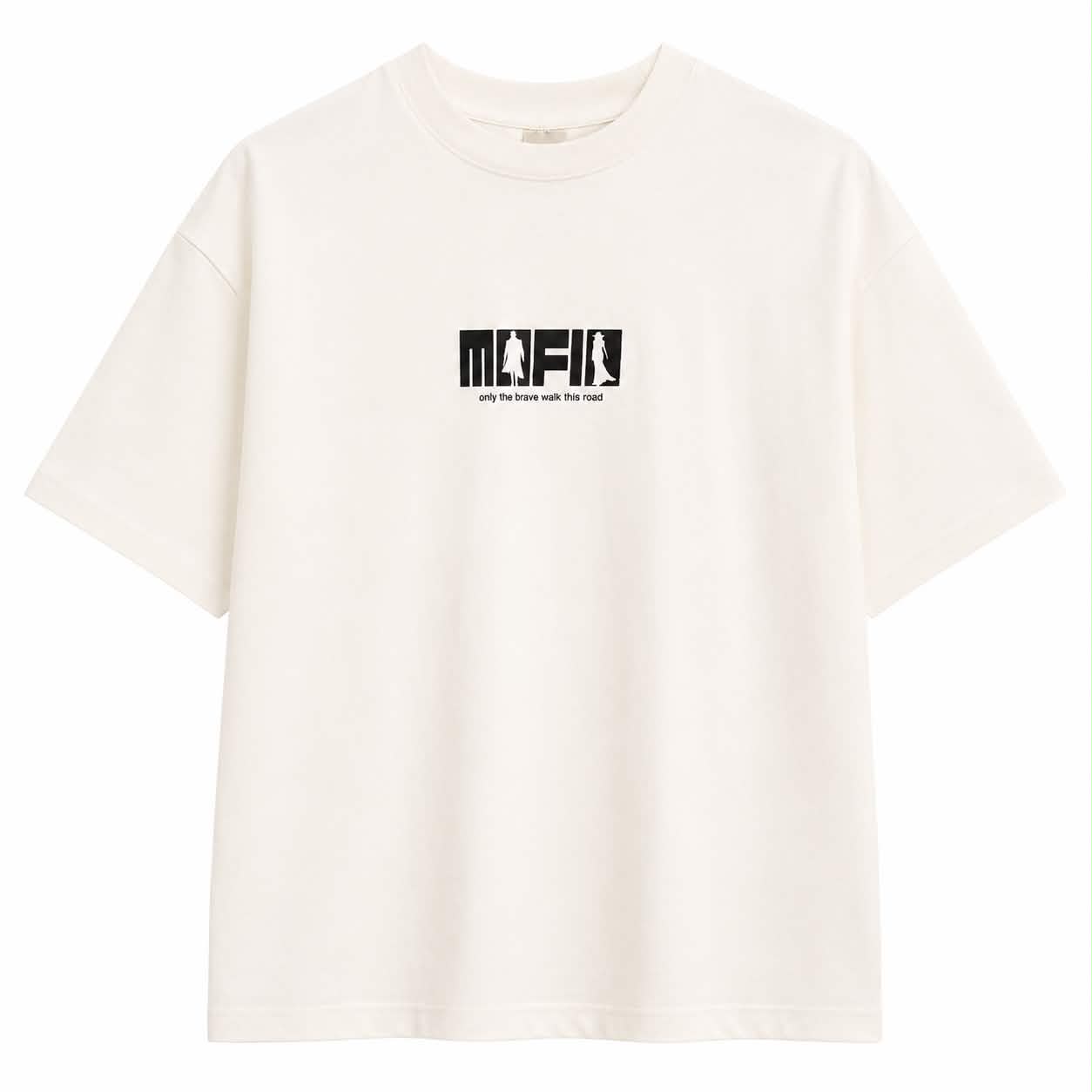 Mafia Oversized Tee - White